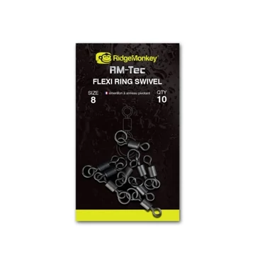 RidgeMonkey RM-Tec Flexi Ring Swivel Karikás Forgó