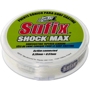 Sufix Shock Max Tapered Line Clear Monofil Dobóelőke (vastagodó)