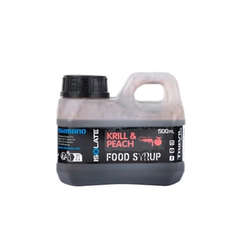Shimano Locsoló Isolate Food Syrup Krill Peach Attractant (500ml)
