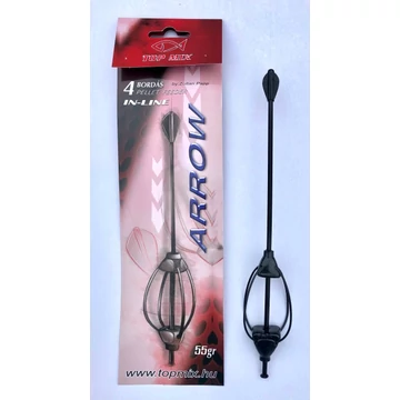 Top Mix Arrow Négybordás Method Feeder Kosár