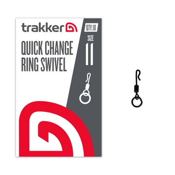 Trakker Nagykarikás Forgókapocs Quick Change Ring Swivel (10db) - 11