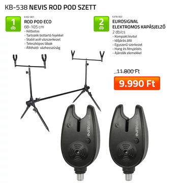 Nevis Rod Pod és Ektromos Kapásjelző Szett