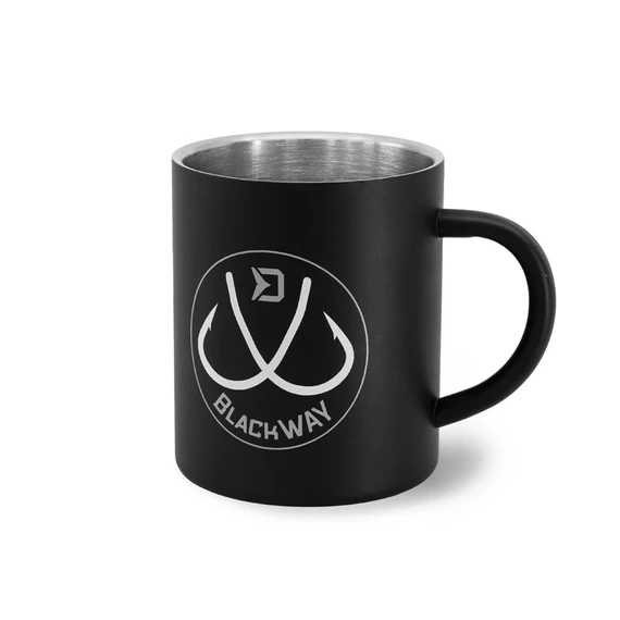 Delphin BlackWAY Rozsdamentes Bögre - 300ml