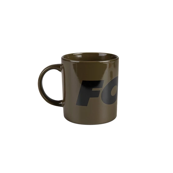 Fox Kerámia Bögre Green & Black Logo - 350ml