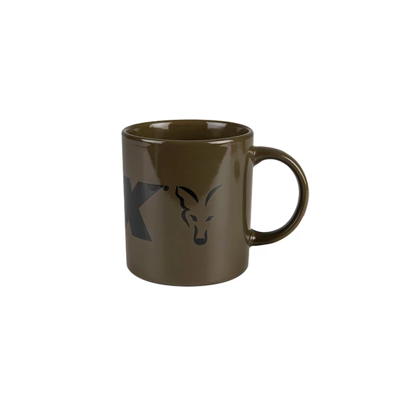 Fox Kerámia Bögre Green & Black Logo - 350ml