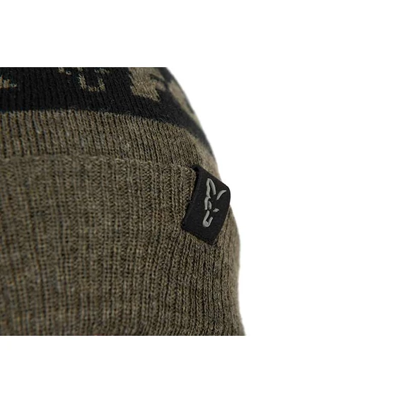 Fox Sapka Collection Bobble Hat - Green & Black