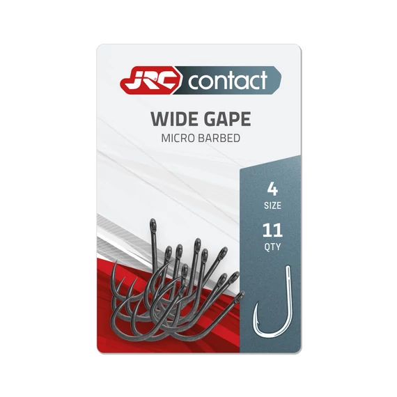 JRC Horog Wide Gape Carp Hooks (11db, Micro Barbed)