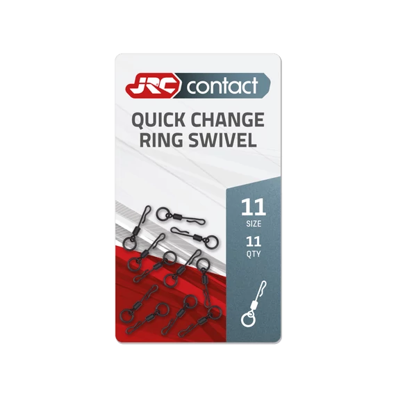 JRC Nagykarikás Gyorskapocs Forgóval Quick Change Ring Swivel (11db)