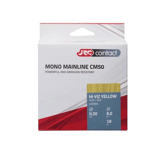 JRC Monofil Zsinór Contact CM50 (1200m, HVz Yellow)