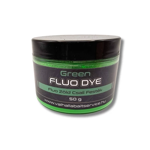 Valhalla Bait Service Fluoro Bait Green Dye Fluo Zöld Csali Festék - 50g