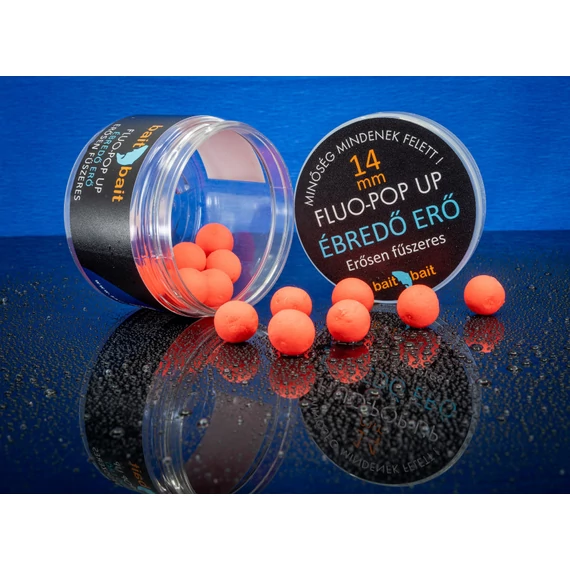 Bait Bait Ébredő Erő 6, 8, 10, 12, 14, 16, 20mm Fluo Pop Up - Ébredő Erő Fluoro Pop Up 7 féle méretben