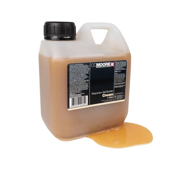 CC Moore 1lit Responce Cream Bait Booster - CC Moore édes & krémes ízvilágú folyékony komplex 1 liter