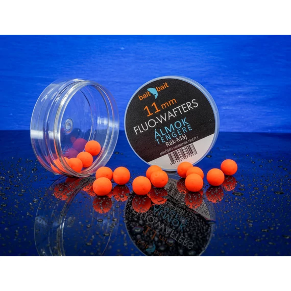 Bait Bait Álmok Tengere Fluo Wafters Mini Bojli+Betain 11mm/20g - Álmok Tengere Fluo Wafters Mini Bojli+Betain 11mm/20g