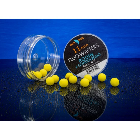 Bait Bait Rodin Fluo Wafters Mini Bojli+Betain 11mm/20g - Rodin ( A Gondolkodó) Fluo Wafters Mini Bojli+Betain 11mm/20g
