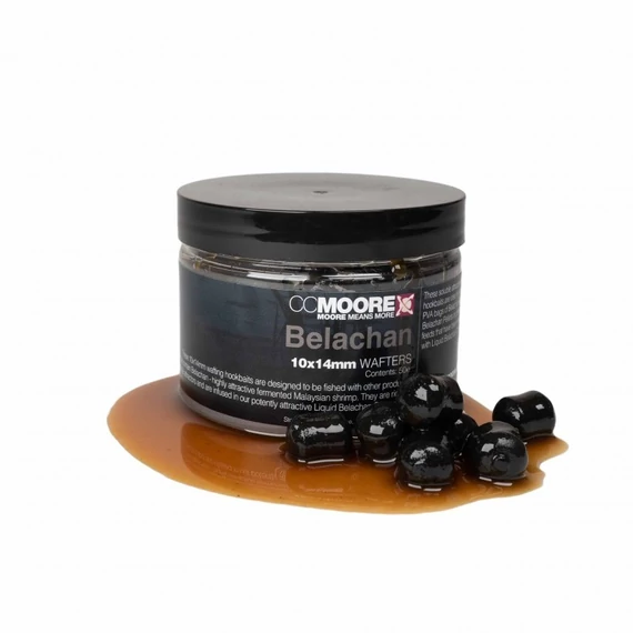 CC Moore Belachan Wafters Hookbaits 10x14mm - CC Moore garnélarák ízvilágú, előáztatott, könnyített horogcsali 10x14mm