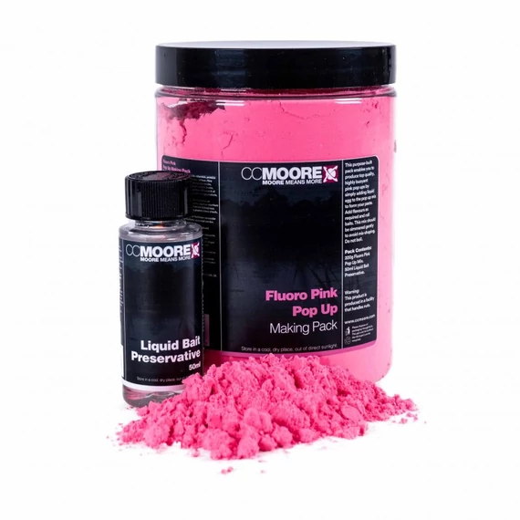 CC MOORE Fluoro Pink Pop-Up Mix Making Pack  200G - lebegő bojli mix