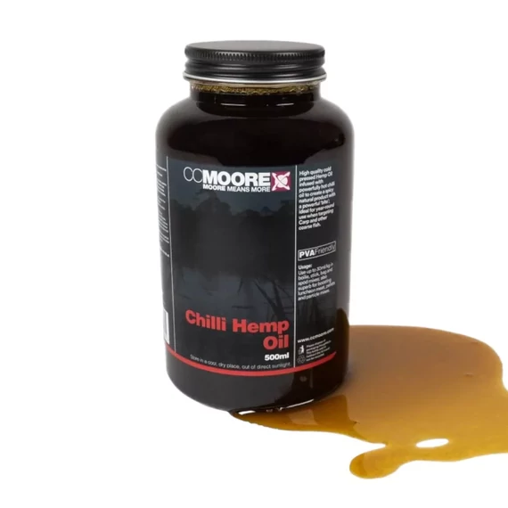 CC Moore 500ml Chilli Hemp Oil - CC Moore chilli & kendermag olaj 500ml