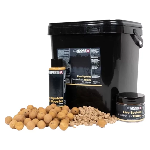 CC Moore 2.5kg / 15mm, 18mm Live System Session Pack - CC Moore vaníliás & krémes & mandulás ízvilágú szezon csomag két méretben: 15mm, 18mm - 2.5kg