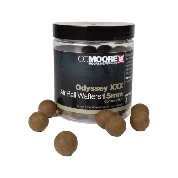 CC Moore Odyssey XXX 12mm, 15mm, 18mm Air Ball Wafters - CC Moore kritikusan kiegyensúlyozott kagylós-halas ízvilágú horogcsali három méretben: 12mm, 15mm,  18mm