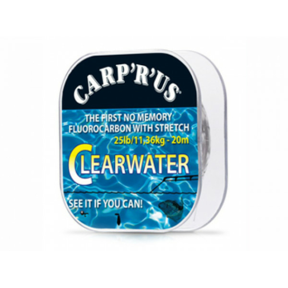 Carp 'R' Us Clearwater Fluorocarbon 15lb - előkezsinór 20 méter
