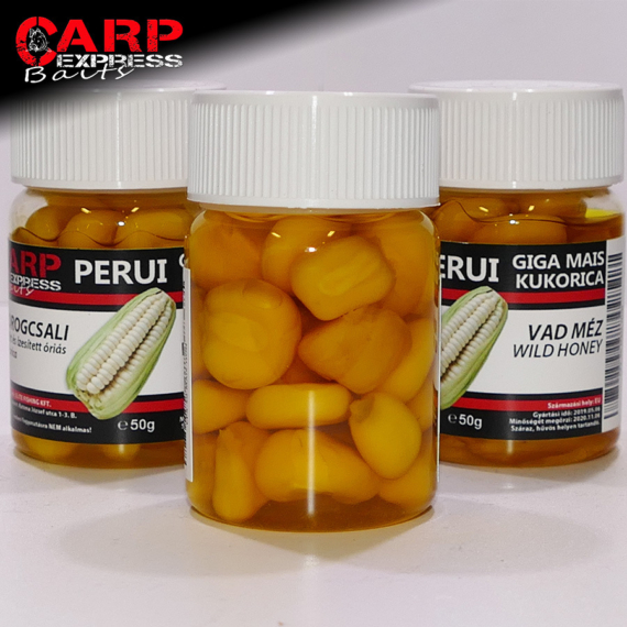 CPX Baits Főtt színezett Perui Giga kukorica horogcsali - Vad Méz 50 gramm