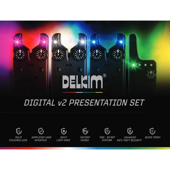 Delkim Digital v2 Presentation Set - 3+1 digitális kapásjelző szett