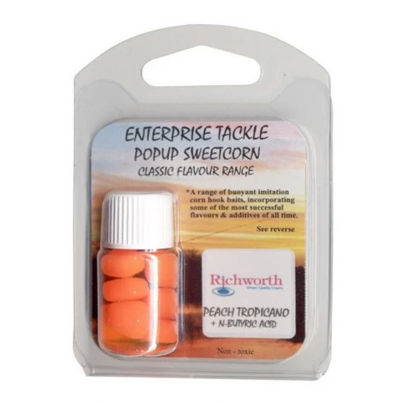 Enterprise Tackle Classic Peach Tropicano - ízesített gumikukorica vajsavval