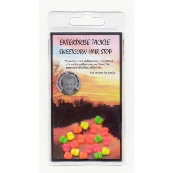 Enterprise Tackle Sweetcorn Hair Stop Fluoro - csemegekukorica imitáció és bojli stopper