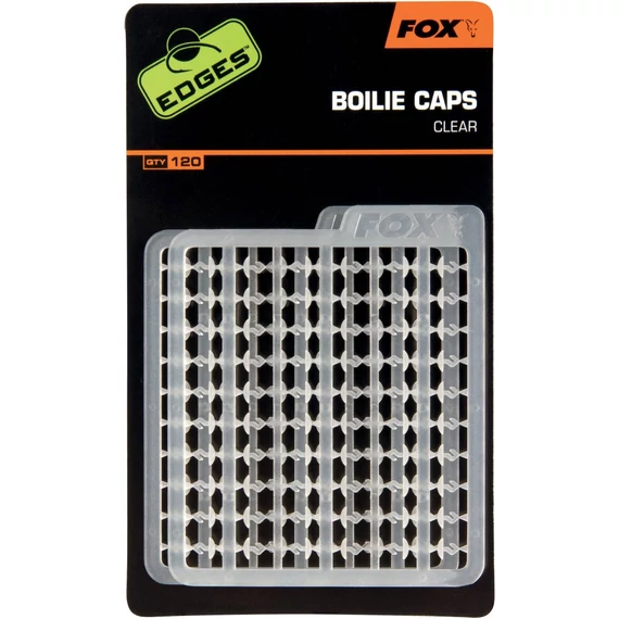 Fox Edges Boilie Caps Clear - bojli stopper áttetsző színben