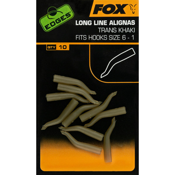 Fox Edges Long Line Aligna Trans Khaki Size 1-5 - horogbefordító 1-5-os horogmérethez khaki színben