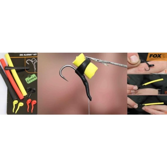 Fox Zig Aligna Kit - horogbefordító készlet zig horgászathoz