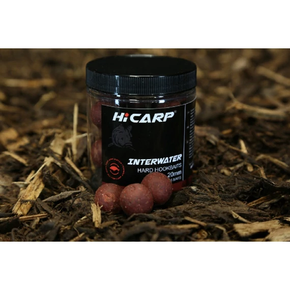 HiCARP Interwater Hard Hookbaits - kikeményített horogcsali 4 féle méretben - 16mm(55db), 20mm(25db), 24mm(15db), 30mm(13db)
