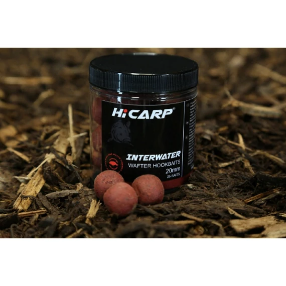 HiCARP Interwater Wafters - kiegyensúlyozott horogcsali - 4 féle kiszerelésben 16mm (55db), 20mm (25db), 24mm (15db), 30mm (13db)