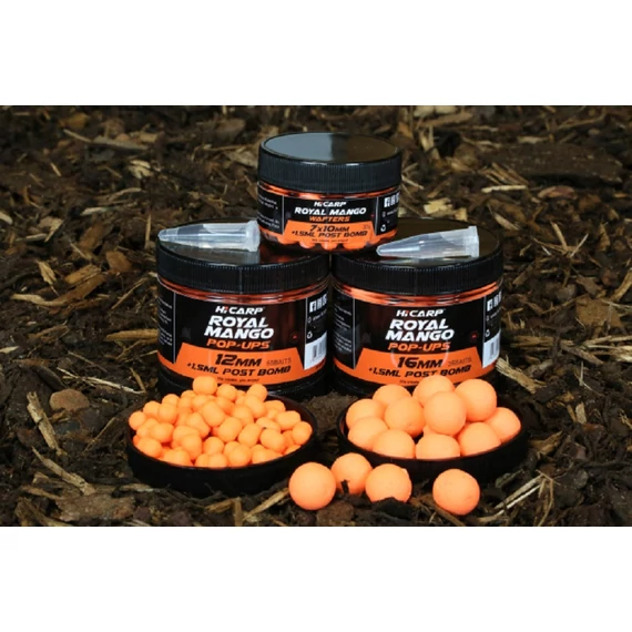 HiCARP Pop Up Royal Mango - mangó ízesítésű lebegő horogcsali 5 féle kiszerelésben (8mm, 10mm, 12mm, 14mm, 16mm)