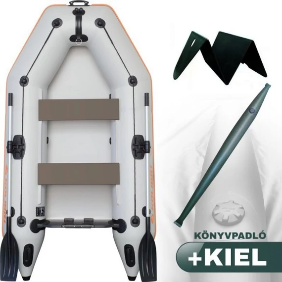 Kolibri KM-280D - fartükrös gumicsónak teljes merev könyvpadlóval