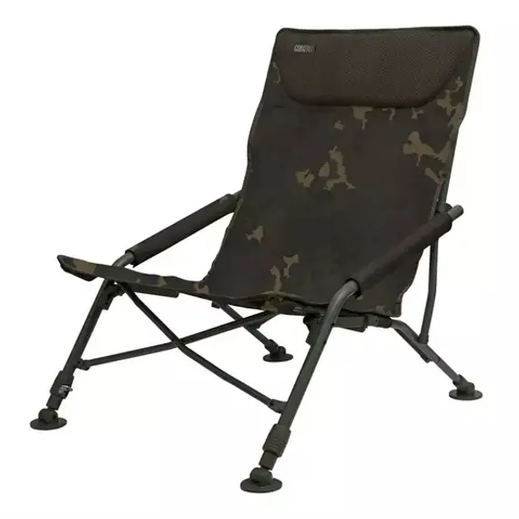 Korda Compact Low Chair Dark Kamo - horgász szék fekete Kamo színben