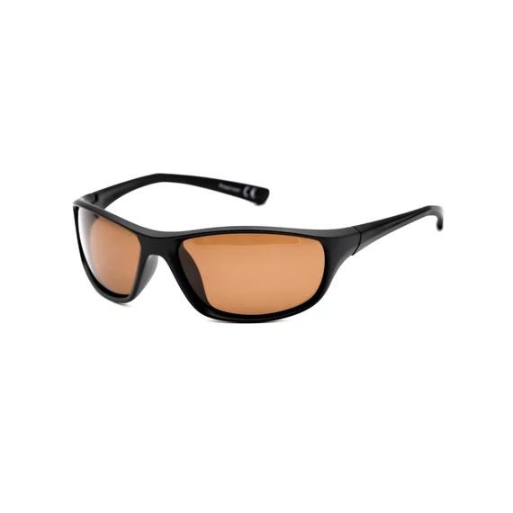 Korda Sunglasses Polarised Wraps 0.65 - polarizált napszemüveg (matt fekete keret / barna lencsével)