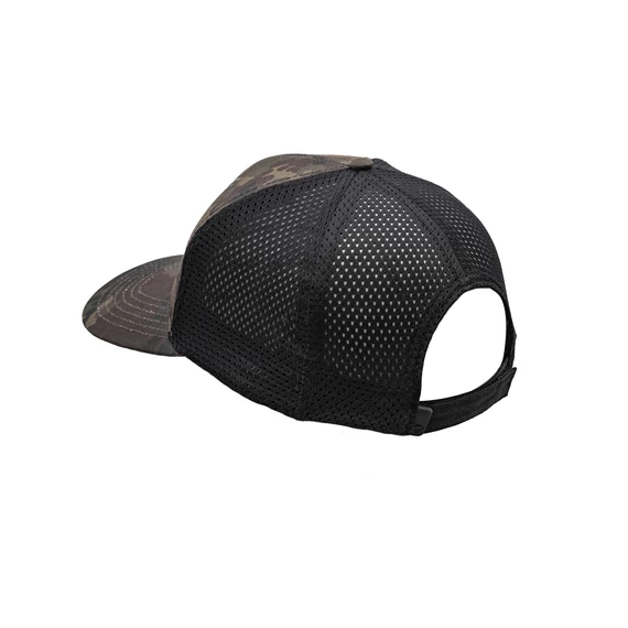 Korda Logo Patch Cap | Dark Kamo - sötét kamo sapka hátul hálós résszel