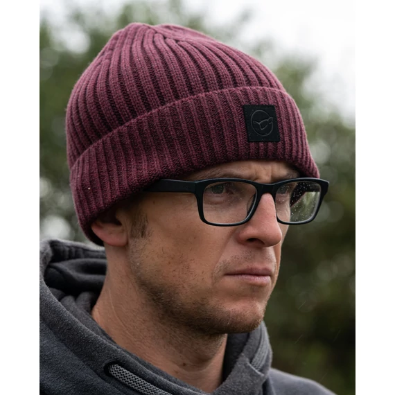 Korda LE Fishermen Beanie Burgundy - burgundi sapka