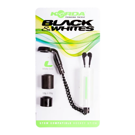 Korda Black & White Bobbins - Fekete vagy Fehér Láncos Swinger (Large/Medium méretekben)