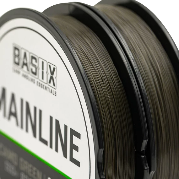 Korda BASIX Main Line 12lb/15lb - főzsinór camo zöld színben 500 méter 0,35 mm/0,40 mm 