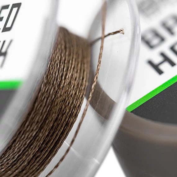 Korda BASIX Braided Hooklink 18lb / 25lb - Fonott előkék 18lb / 25lb erősségben, 10 méteres kiszerelésben