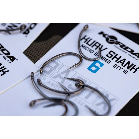 Korda BASIX Kurv Micro Barbless Size 2/4/6 - szakáll nélküli Kurv horgok 2, 4, 6-os méretekben