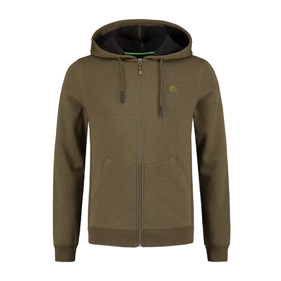 Korda Kore Olive Zip Hoodie - kapucnis pulóver S-XXL-es méretekben