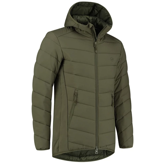 Korda KORE THERMOLITE® Puffer Jacket Olive Size S-XXL - oliva zöld horgászkabátok S-XXL-es méretekben