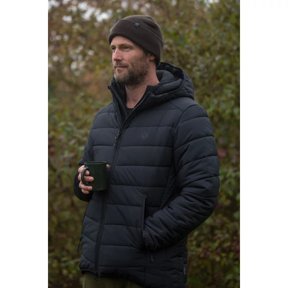 Korda KORE THERMOLITE® Puffer Jacket Black - fekete horgászkabát S-XXL-es méretekben