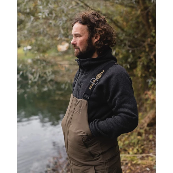 Korda Polar Salopettes Olive S-XXXXL - kantáros polár nadrág S-XXXXL-es méretekben