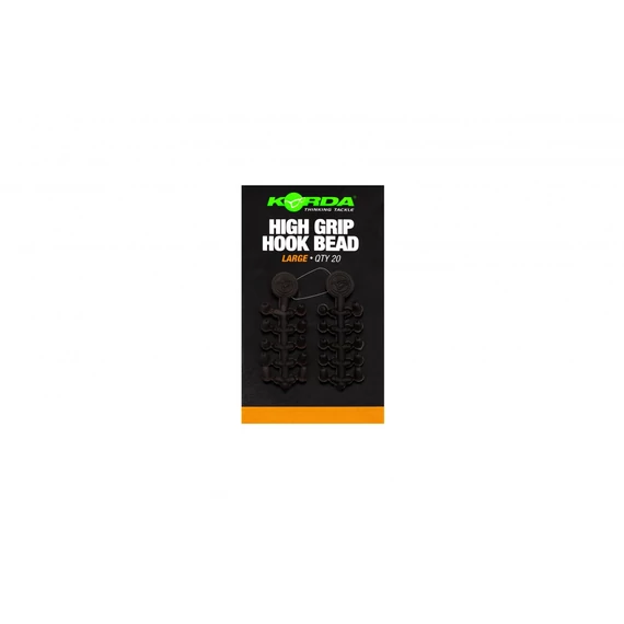 Korda High Grip Hook Bead Medium/Large - speciális csúszásmentes közepes vagy nagy méretű horoggyöngy