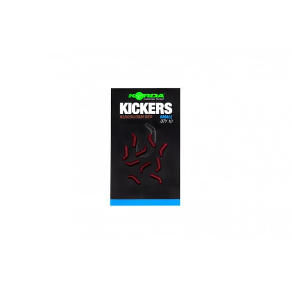 Korda Kickers Small/Medium/Large/X-Large Bloodworm Red - horogbefordító 4 féle méretben
