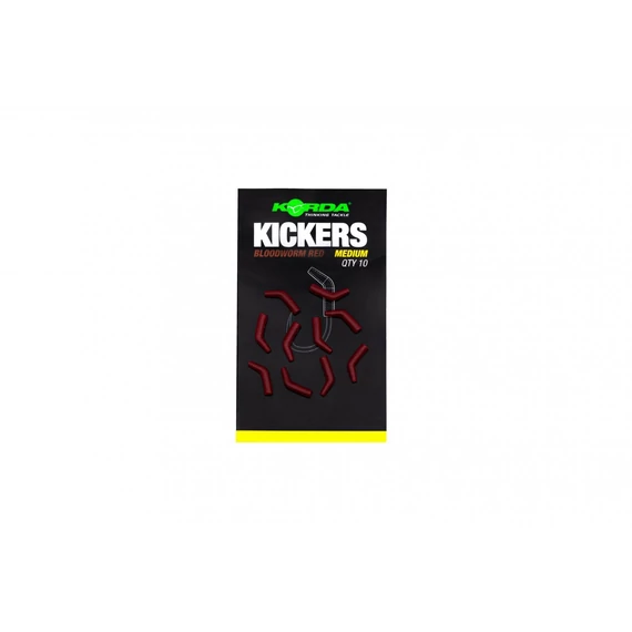 Korda Kickers Small/Medium/Large/X-Large Bloodworm Red - horogbefordító 4 féle méretben